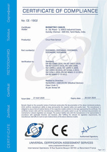 Drager Medical Flow Sensor(FS3) Compatible with  Baby log 8000 plus/ VN500 & Evita Neo Flow Set of 2 Nos